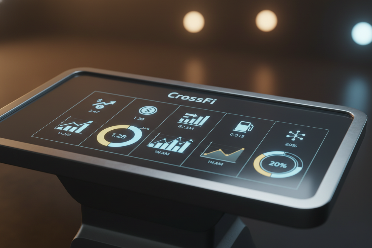Сравнительная таблица ключевых финансовых и технических метрик CrossFi