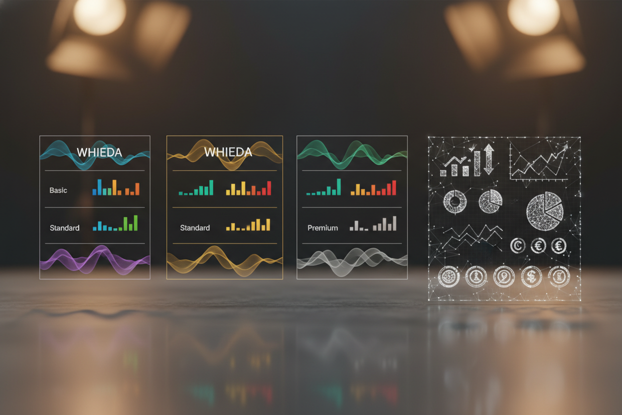 Инфографика распределения комиссий и бонусов в системе WHIEDA