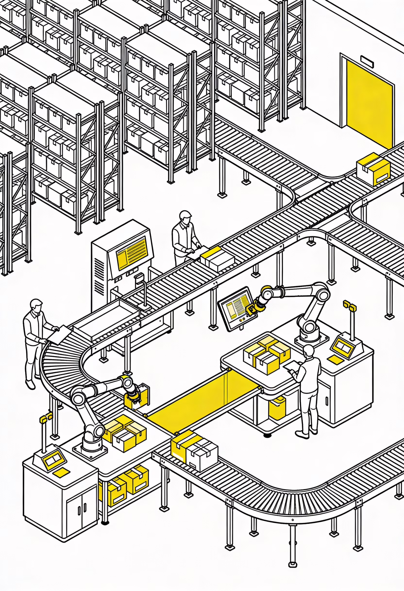 Автоматизированный склад Wildberries с роботизированной сортировкой для продавцов маркетплейса