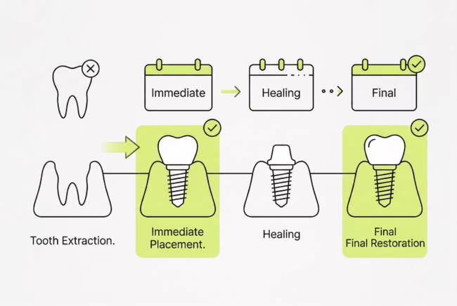 Этапы имплантации зубов после удаления: сроки и схема